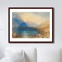 картина: the lake of zug, 1842г. в Волжском