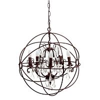 люстра foucault's orb crystal (64*60*50) коричневая в Волжском