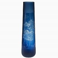 ваза стеклянная (синяя) 75*20 в Волжском