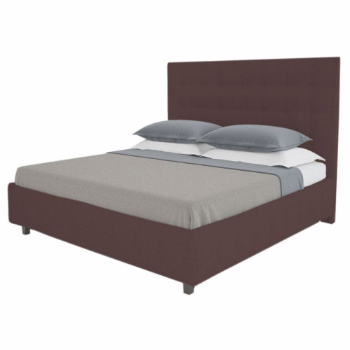 кровать большая 200х200 royal black коричневая в Волжском