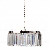 люстра rhys clear glass хром, прозрачная, чёрная в Волжском